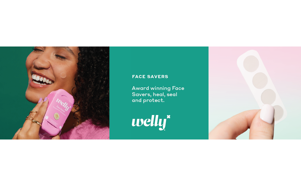Welly Face Saver 36ct: Facial Healing Bandage for Blemish Control