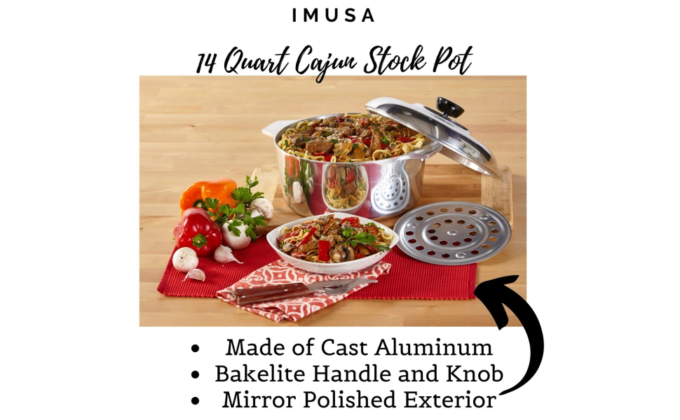Cajun Classic 14-quart Aluminum Stock Pot