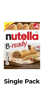 Nutella Biscuits - Delicious Nutella Cookies With Hazelnut Spread Filling  In A Crush-Free Tube, Nutella Snacks 12 Biscuits, 166g 2 pack (DL Packaging)