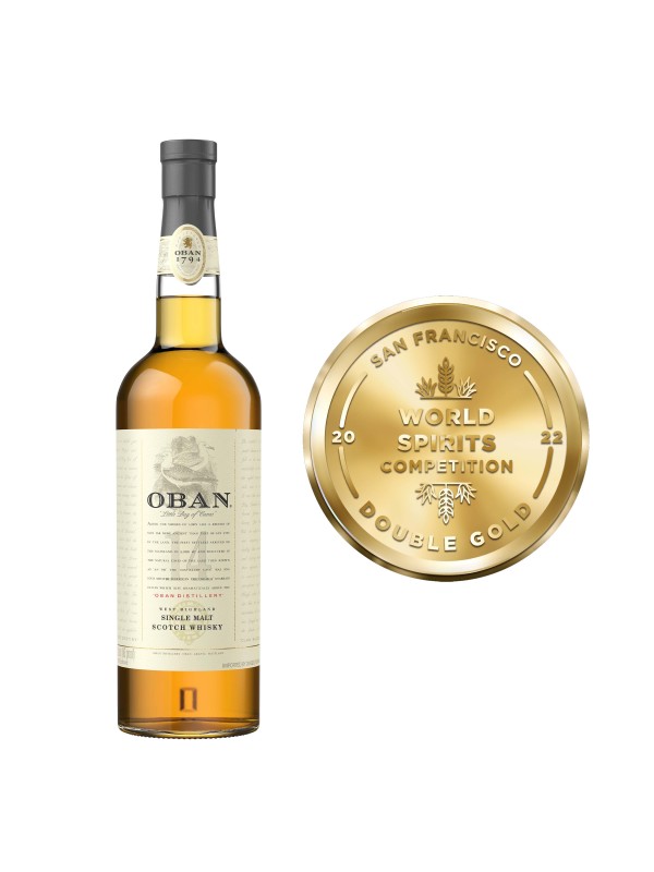 Oban 14 Year Old Single Malt Scotch Whisky, 750 mL, 43% ABV