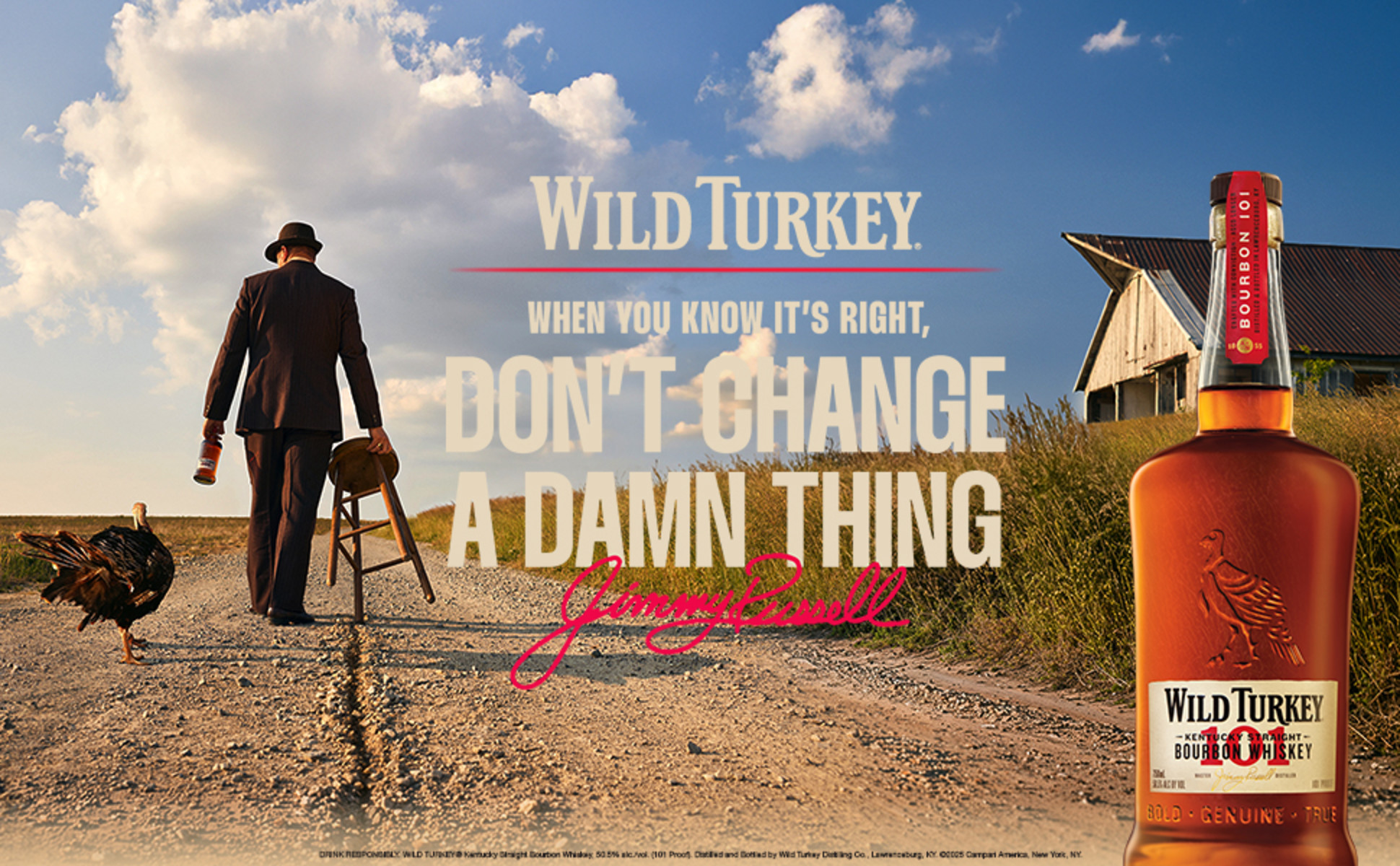 Wild Turkey 101 Bourbon, 750 ml Bottle, 50.5% ABV - Walmart.com
