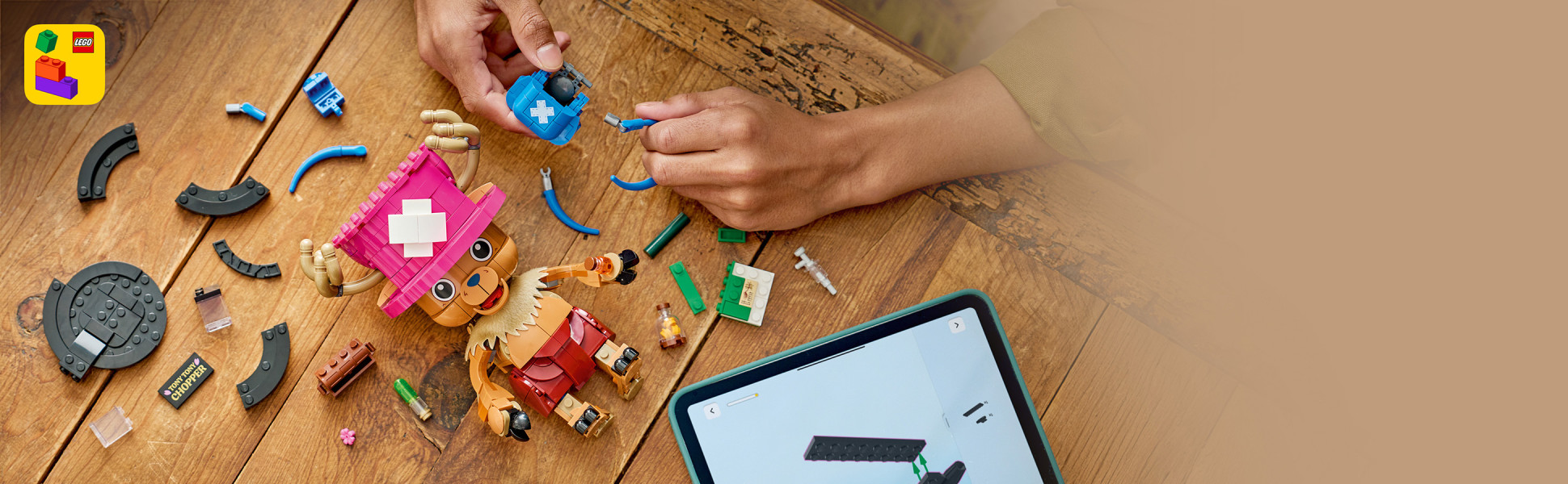 Includes interactive 3D building instructions