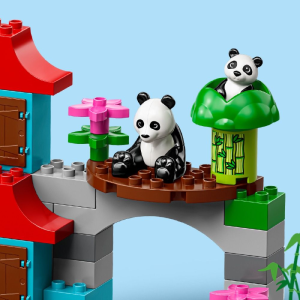 Lego 10907 duplo les animaux du monde jouet éducatif pour enfant de 2 - 5  ans incluant des figurines un avion et 15 animaux duplo - La Poste
