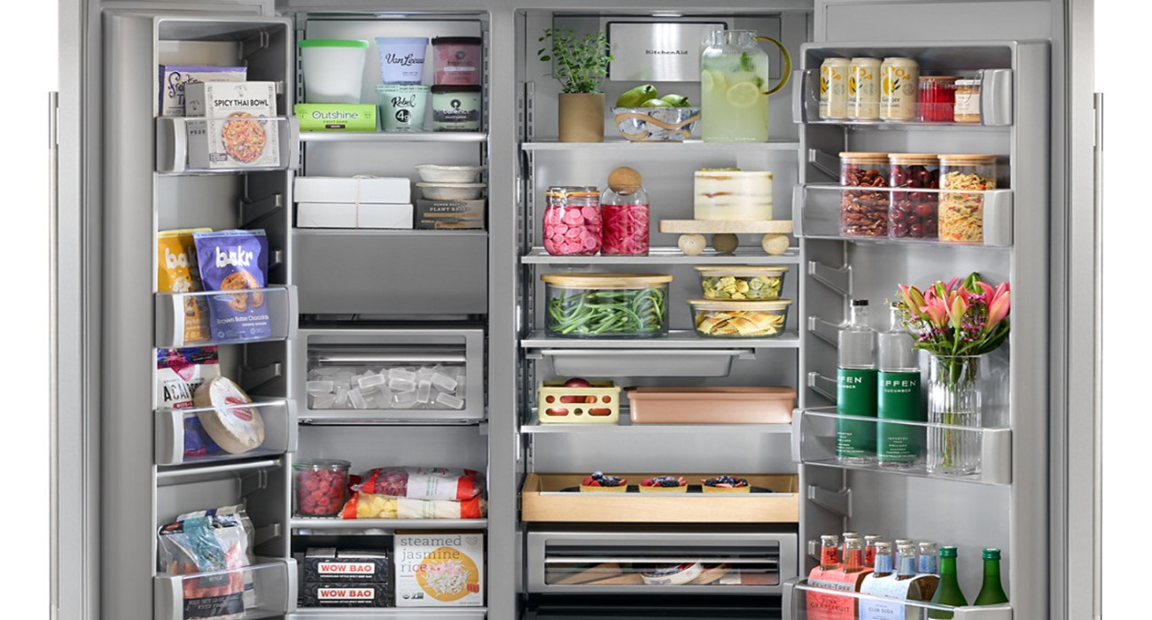 KitchenAid 42 in. Wide 25.5 cu. ft. Built In Side by Side