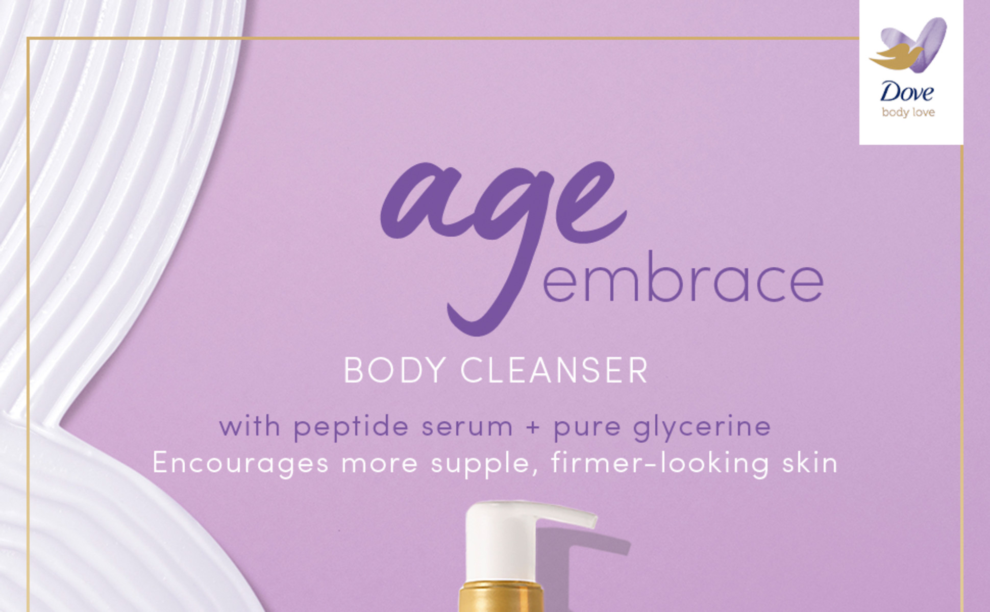 Dove Body Love Age Embrace Daily Use Peptide Serum Women's Body