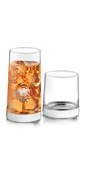 Libbey Cabos 16-Piece Tumbler and Rocks Glass Set