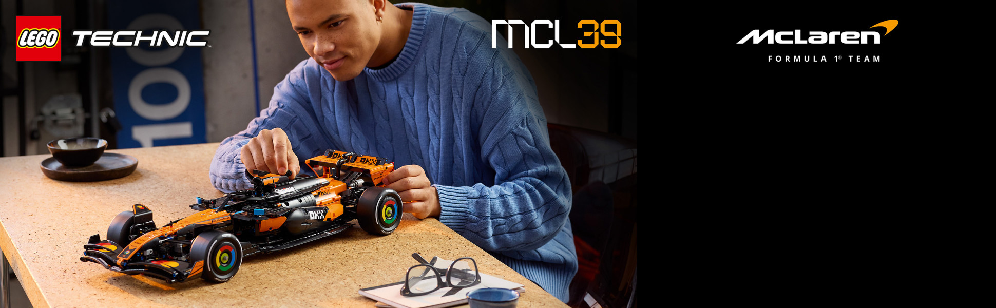 Own the track with this LEGO Technic McLaren MCL39 F1 Car model for adults, which is packed with features to delight fans of F1 .