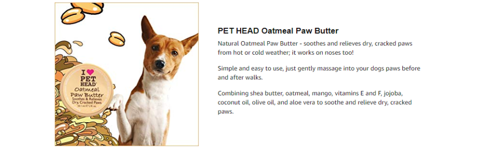 i heart pet head paw butter