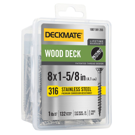 YellaWood #10 x 2.5 in. Star Flat Head Outdoor Deck Screw (250 Pack)