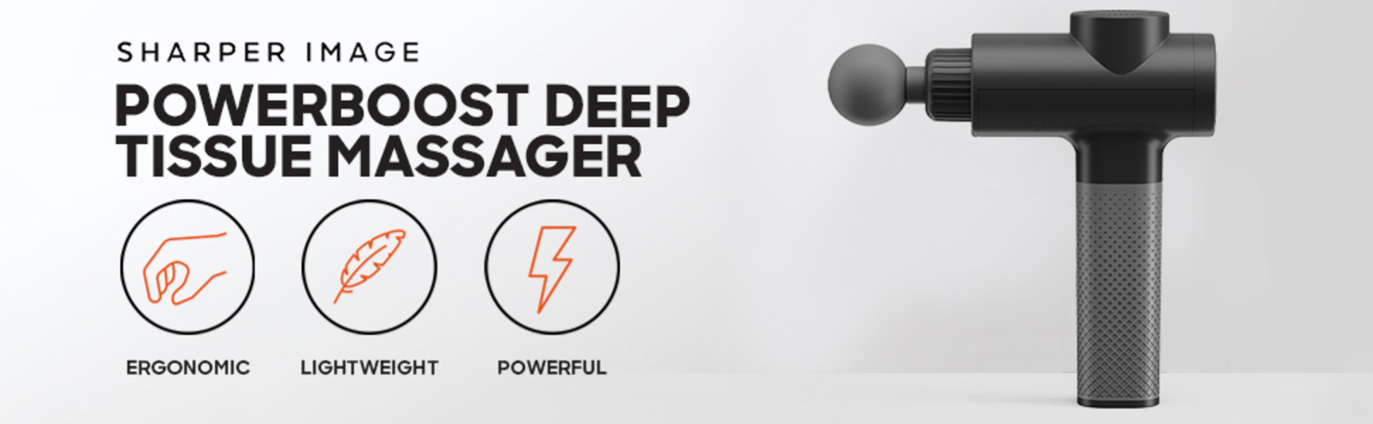 Sharper Image Powerboost Deep Tissue Percussion Massager Version 2.0 :  Target