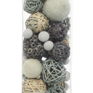 Monroe Lane Coastal Dried Plant Orbs & Vase Filler - Set of 2