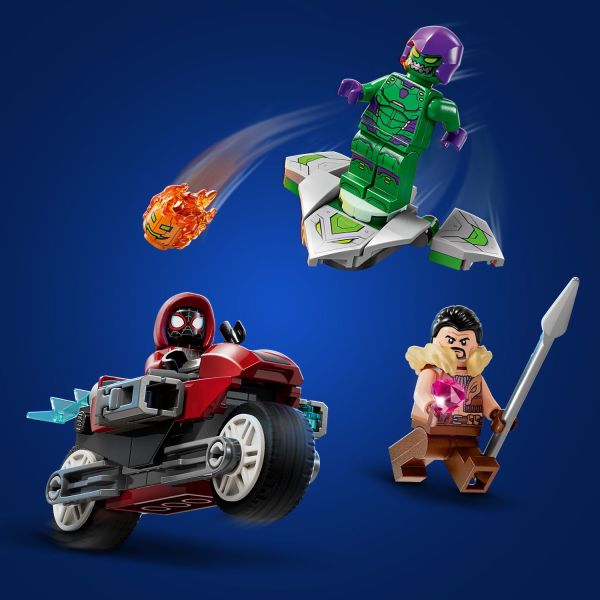 A motorbike, glider, weapons and more inspire role play.