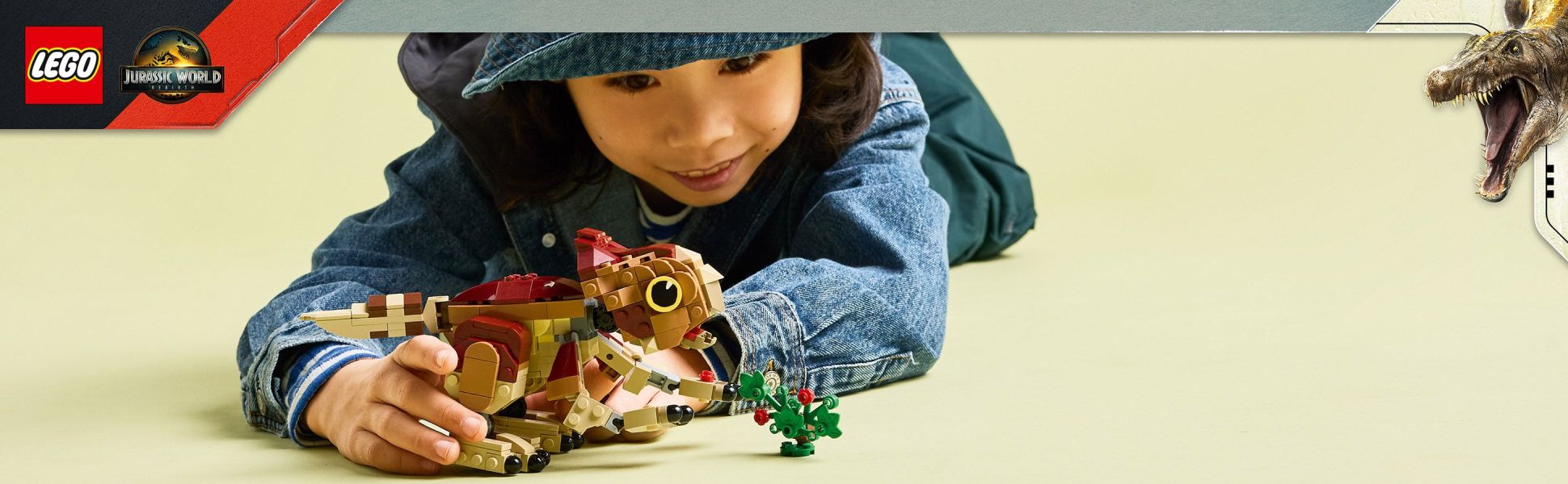 Treat kids and movie fans to a LEGO Jurassic World building kit featuring a buildable baby Aquilops toy to inspire role play.