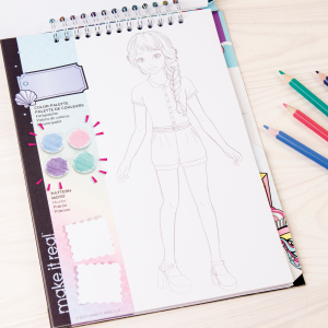 Make It Real Fashion Design Sketchbook: Pastel Pop