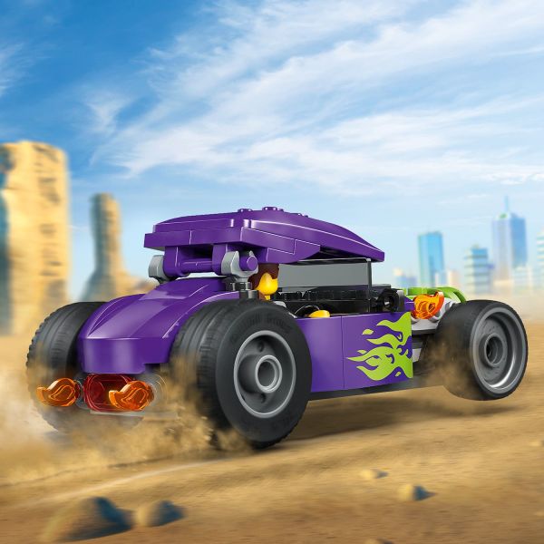 Flaming engine for foot-to-the-floor action.