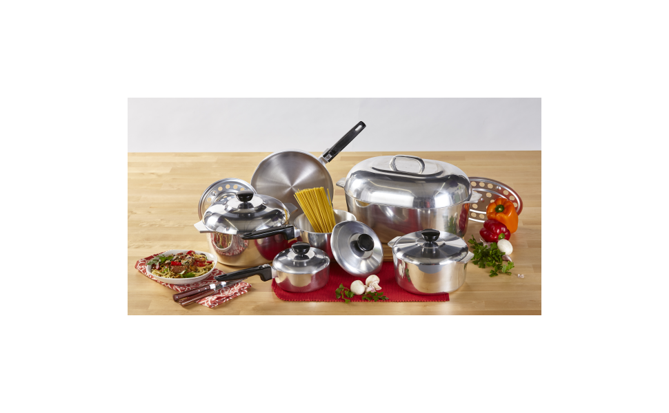 Imusa 13pc Heavy Duty Cajun Aluminum Kitchen Cookware Set