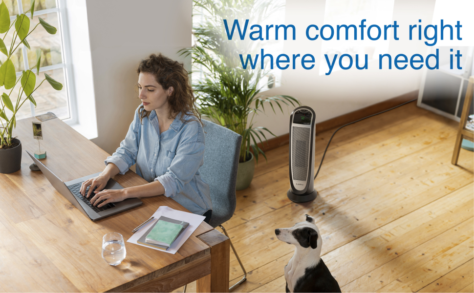 Lasko 1500Watt 23 in. Electric Oscillating Ceramic Tower Space Heater