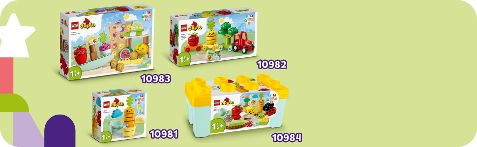 Plunderen Raffinaderij Tweede leerjaar LEGO DUPLO Fruit and Vegetable Tractor 10982 by LEGO Systems Inc. | Barnes  & Noble®