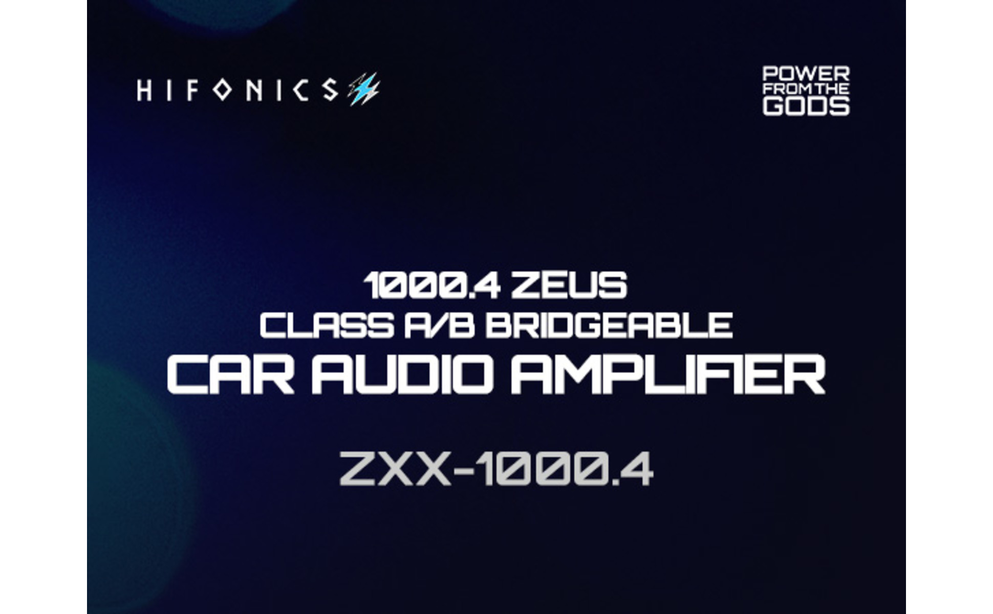 Hifonics ZXX-1000.4 Zeus 1000W 4-Channel Class A/B