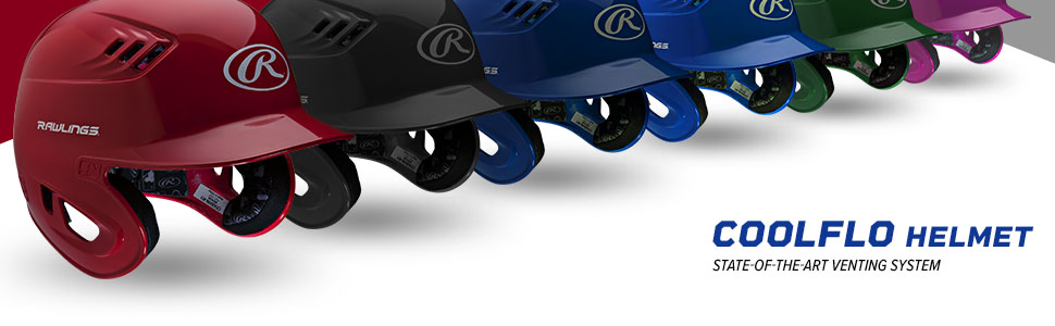 Casque Frappeur Baseball Rawlings VLP Youth - Petit, Rouge - Neuf, Profil Bas, NOCSAE