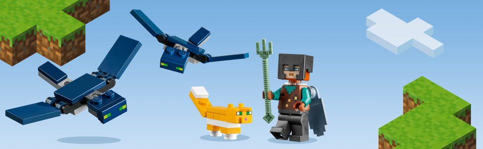 LEGO Minecraft 21173 Sky Tower, Set Giocattoli per Bambini di 8 Anni con  Minifigure del Pilota e Tanti Accessori Autentici - LEGO - Minecraft - TV &  Movies - Giocattoli