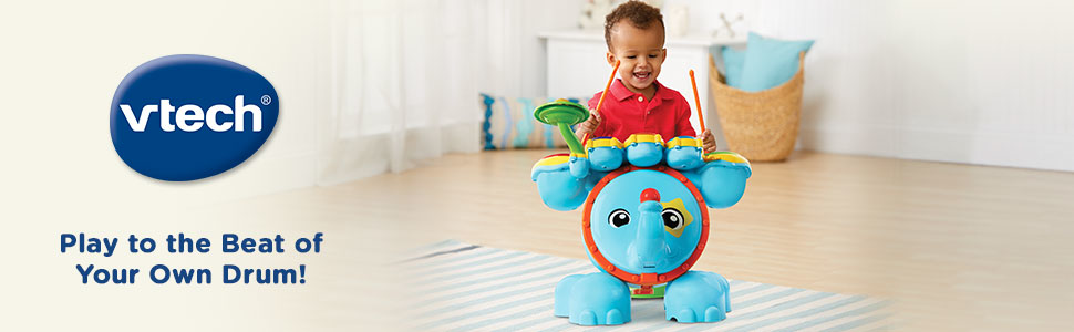 Vtech elephant drum set 2024 batteries