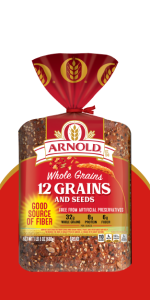 Arnold Whole Grains 12 Grains Bread, 24 oz