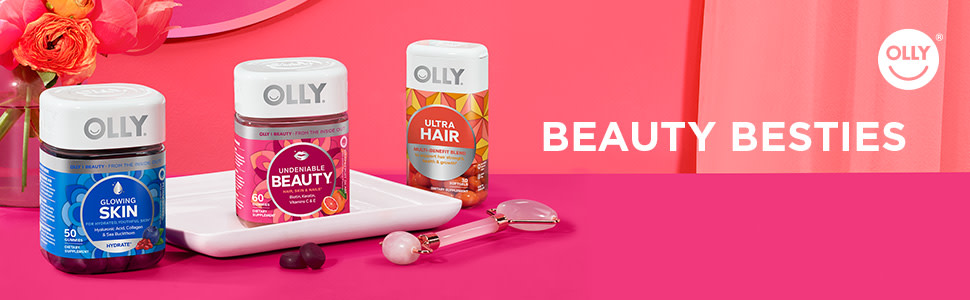 OLLY Undeniable Beauty Gummy, Supplement for Hair, Skin, Nails, Grapefruit,  60 Ct - Walmart.com