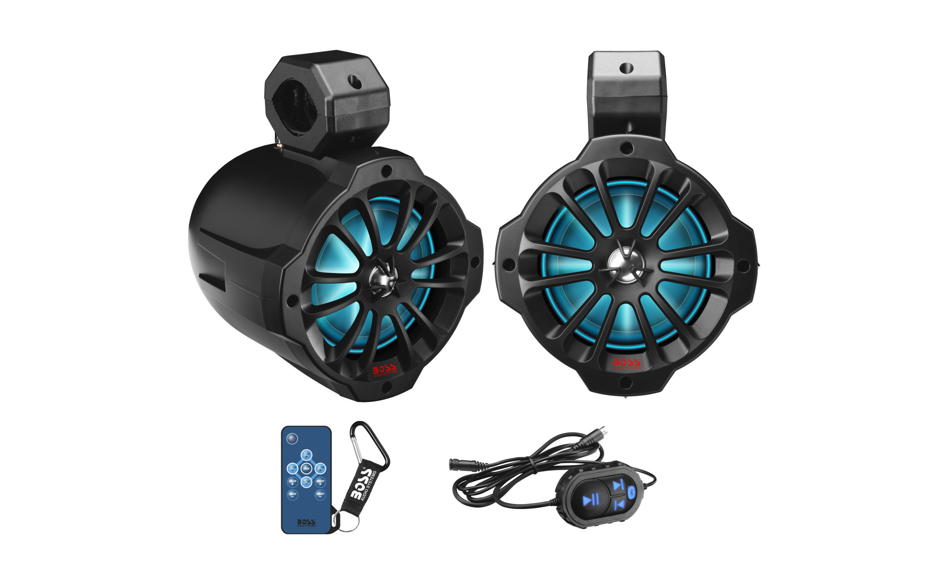 BOSS Audio Systems B62RGB ATV UTV Marine Waketower System