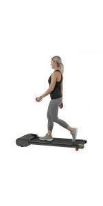 Sunny Health & Fitness Walkstation Slim Flat Treadmill for Under Desk and Home - SF-T7945