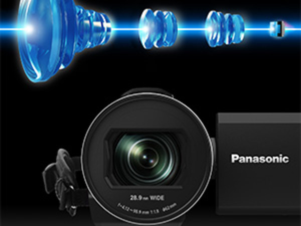 Front view of the HC-VX3 camcorder