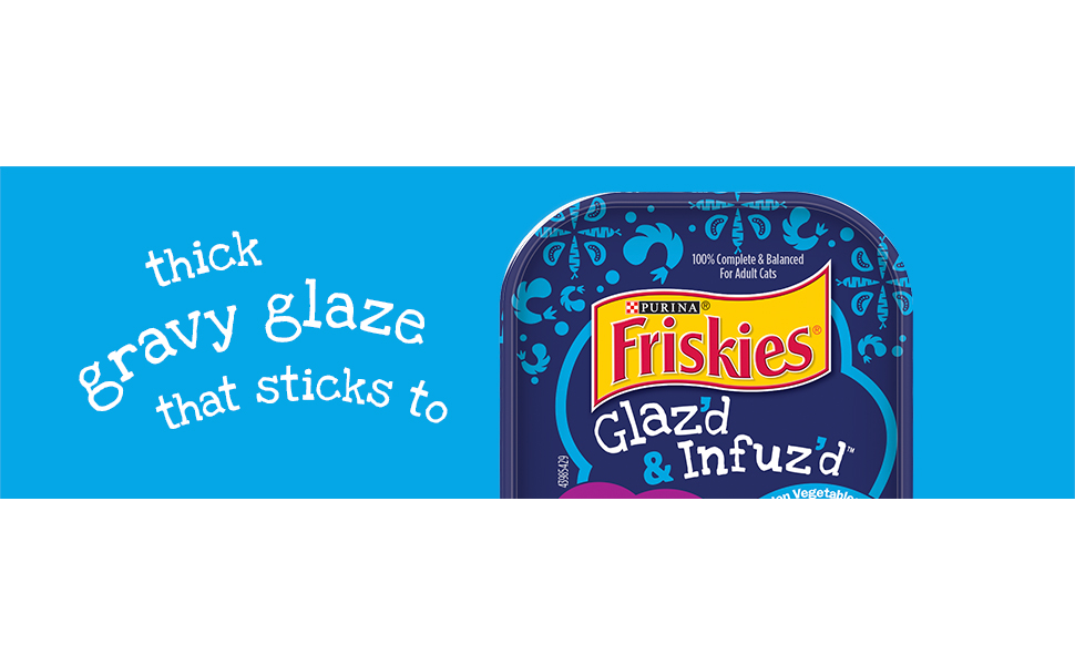 Friskies Glaz'd & Infuz'd with Shrimp Gravy Wet Cat Food, 3.5 oz Tray -  Walmart.com
