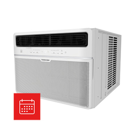 Toshiba 8,000 BTU 115-Volt Smart Wi-Fi Touch Control Window