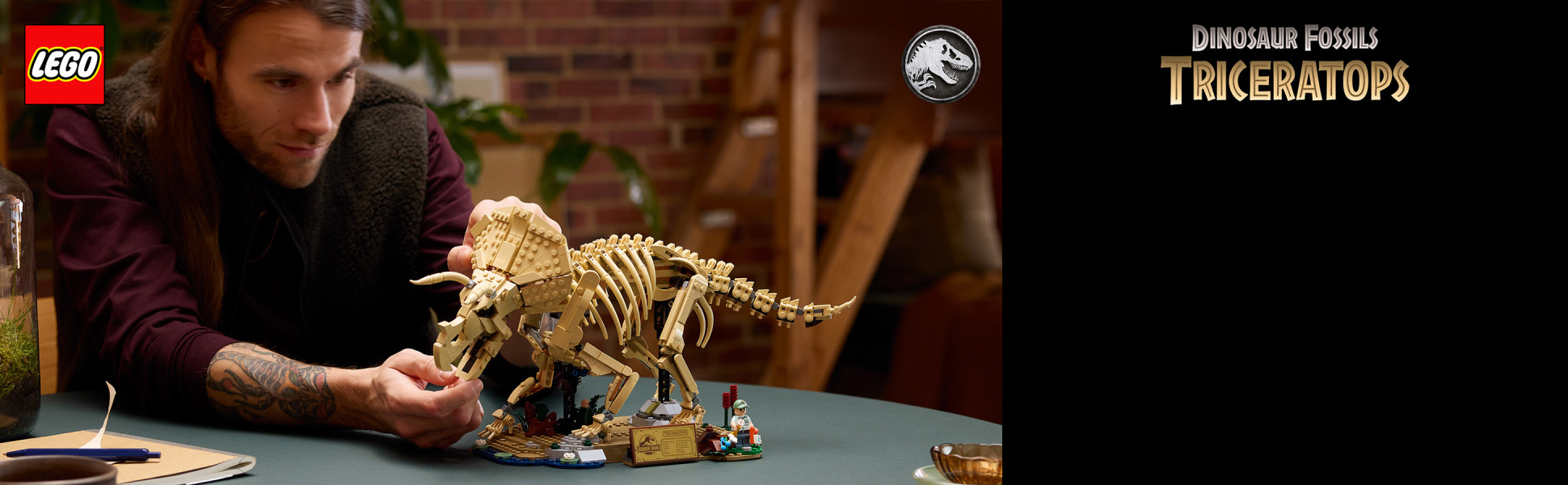 Movie fans ages 18 and up will love the challenge of recreating this scientifically accurate LEGO Jurassic World building kit.