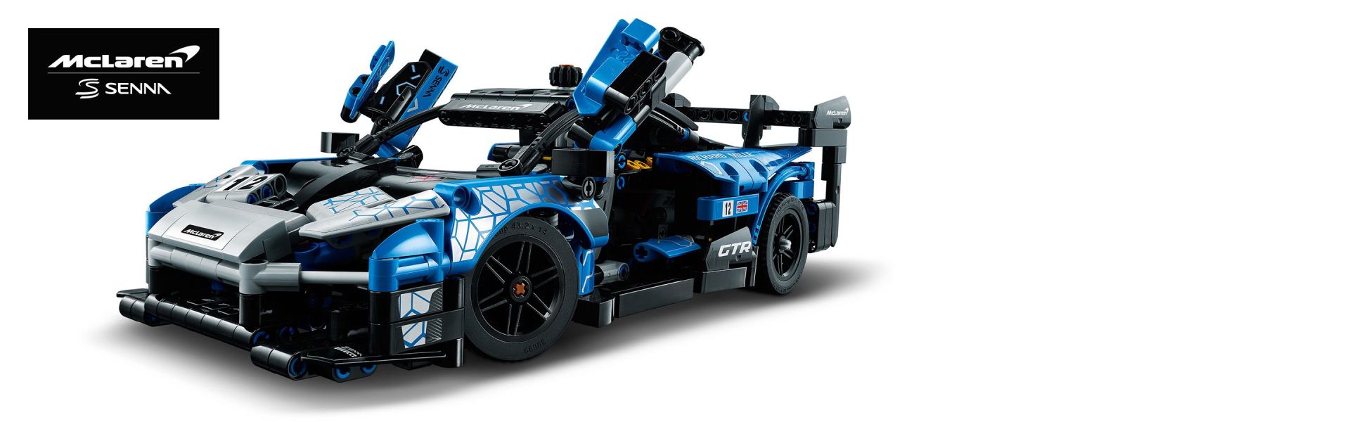 Lego technic 42123 mclaren senna gtr modele de collection de voiture de  sport de course jeu de construction de véhicule - La Poste