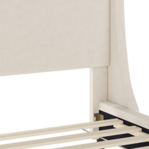 Betty枠 Upholstered Piped Platform Bed MS-TW-3WDB01B- – BizChair