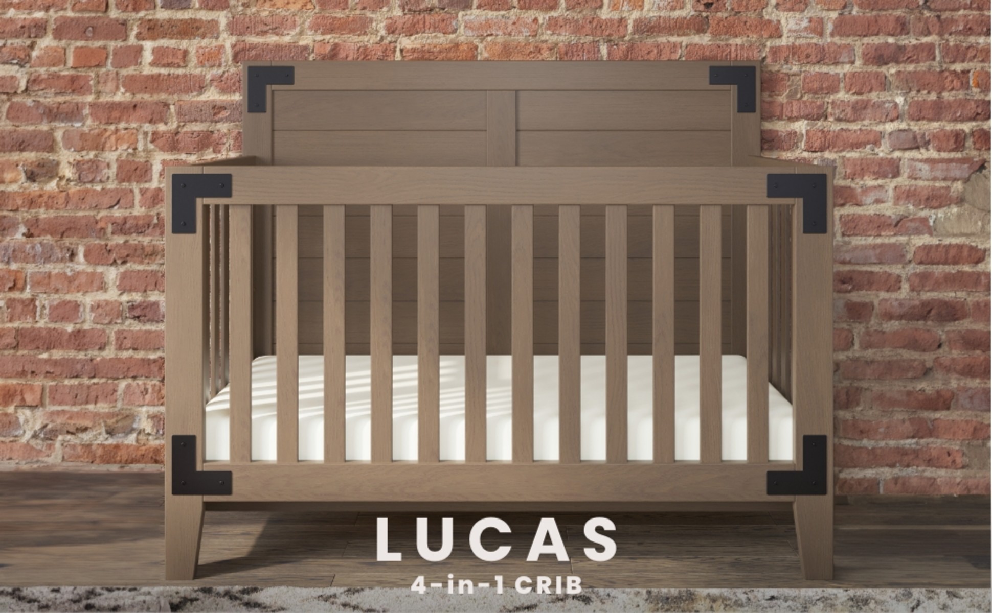 Fisher price lucas 4 in 1 crib best sale