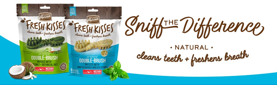Sniff The Difference. Natural. Cleans Teeth + Freshens Breath.