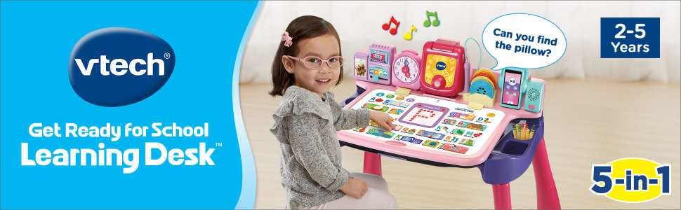 VTech® Get Ready for School Learning Desk™ With Projector and Stool