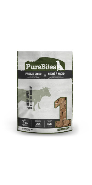 PureBites Beef Liver Freeze Dried Dog Treats 16.6 oz