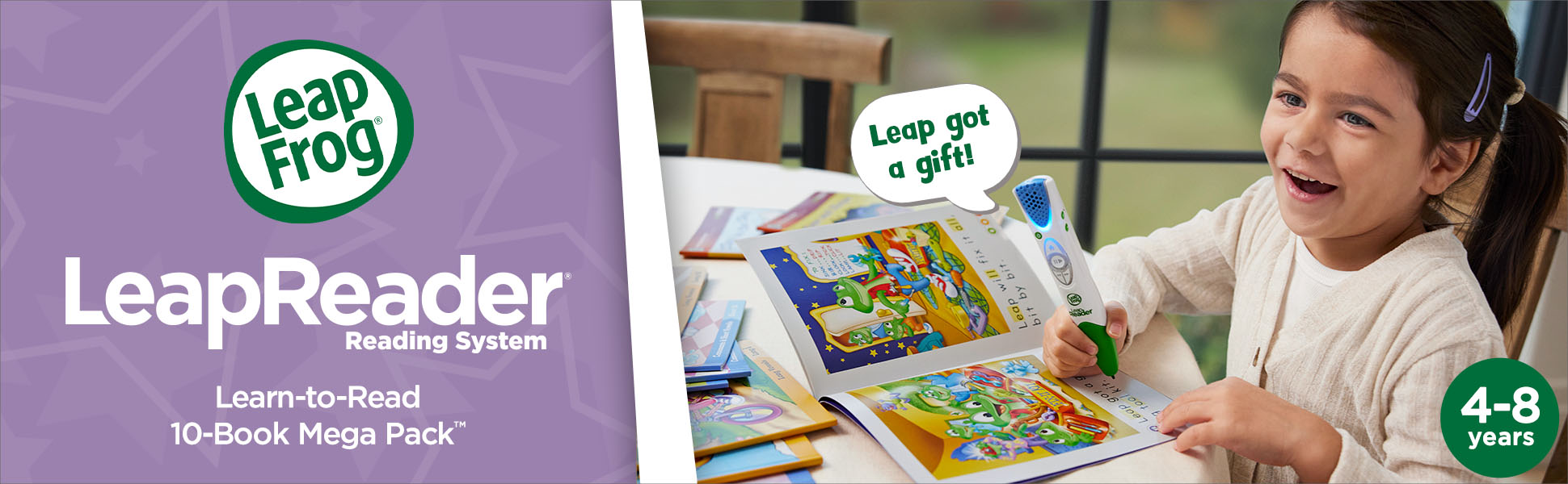 LeapFrog LeapReader Phonics System, 10-Book Mega Pack with