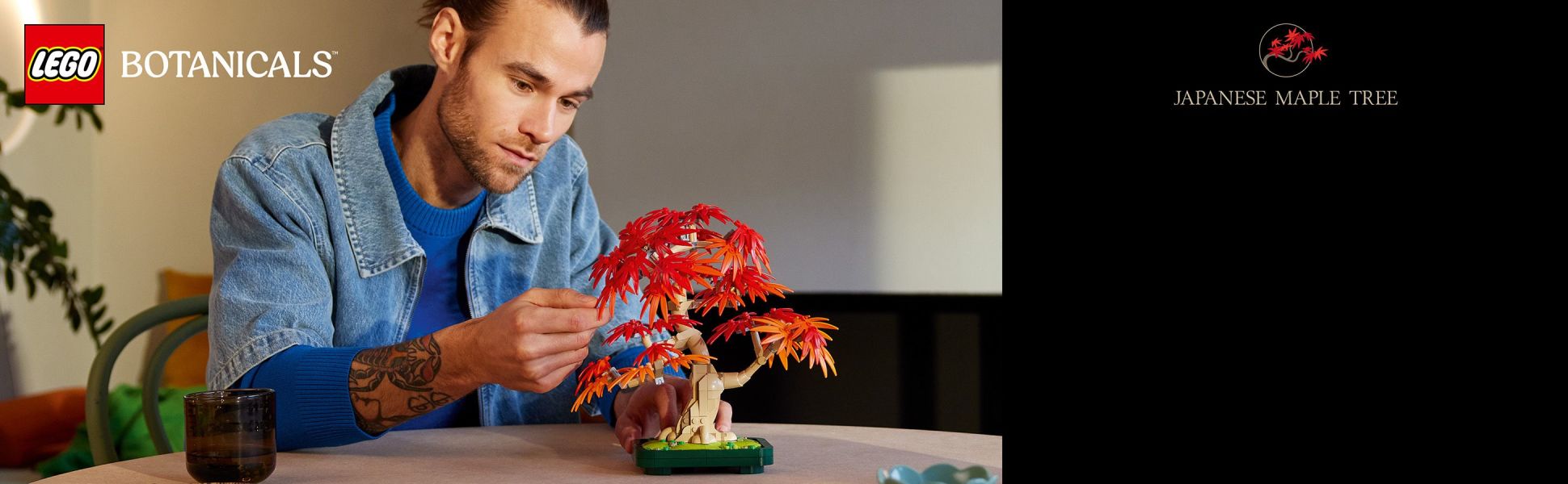 Immerse yourself in the serenity of nature with this LEGO Botanicals bonsai tree building kit for adults.