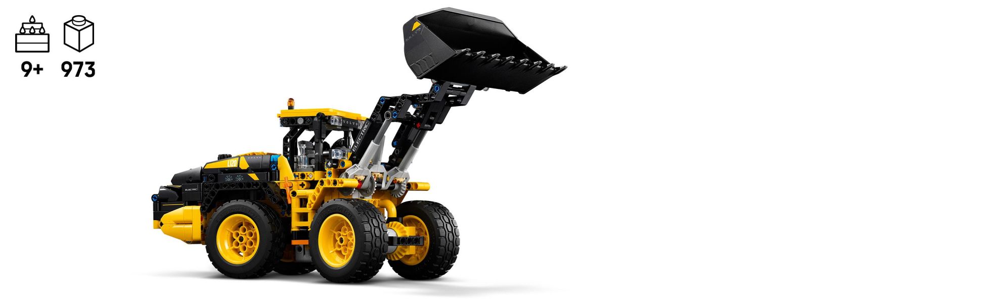 This action-packed kids’ construction toy features articulated steering and is perfect for creative building site adventures.