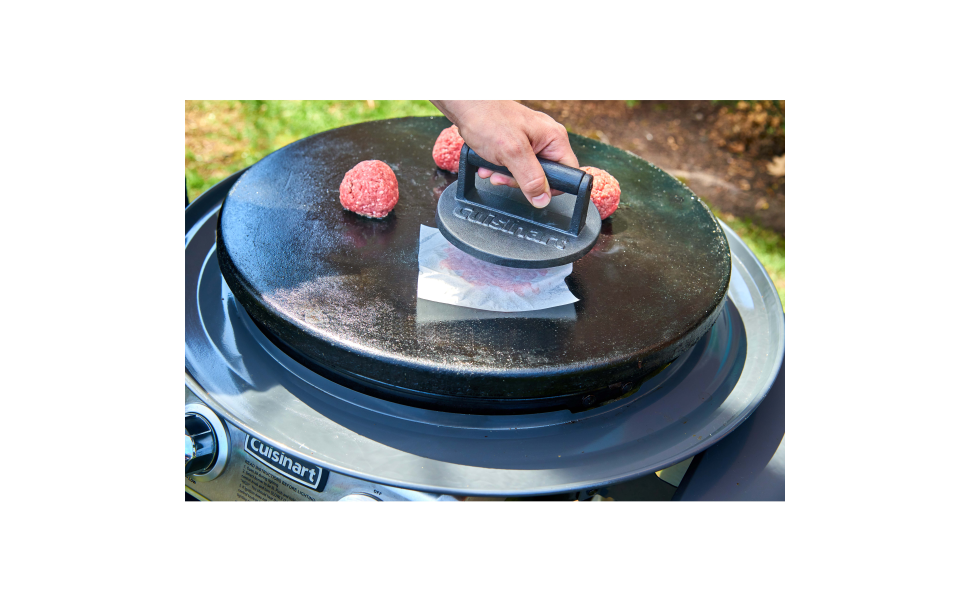 Cuisinart Cast Iron Smashed Burger Press - Walmart.com