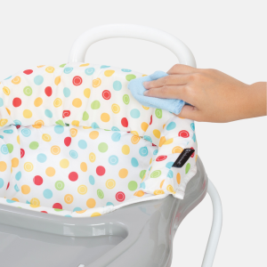 Smart Steps by Baby Trend Dine N’ Play 3-in-1 Feeding Walker- Hexagon Dots