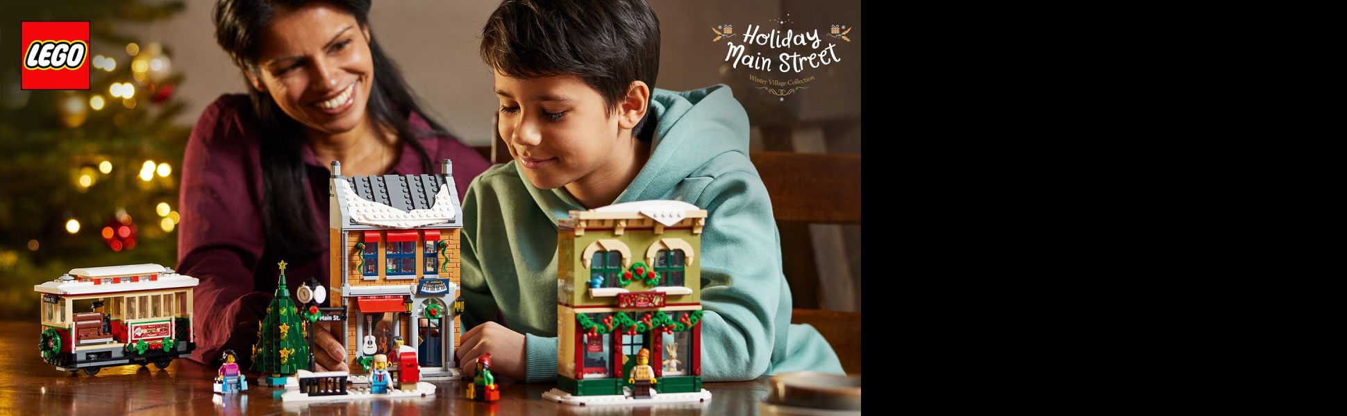 LEGO Christmas Holiday Main Street 10308 - Juego de juguetes de  construcción para niñas y niños a partir de 8 años (1514 piezas), multicolor