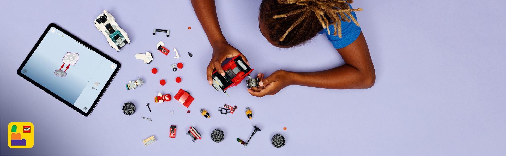 Builders can zoom in, rotate sets with 3D building instructions and track progress with the fun, intuitive LEGO Builder app.