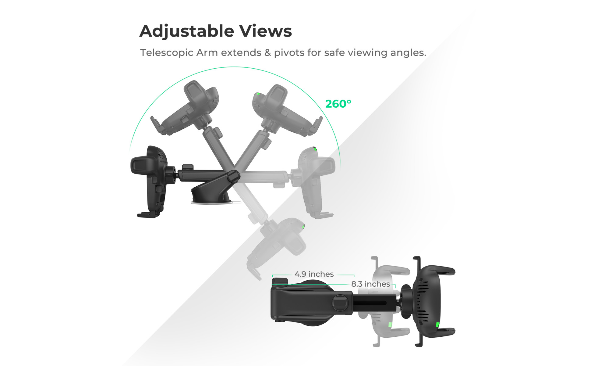 Easy One Touch Wireless 2 Dash & Windshield Mount - iOttie