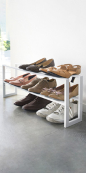 Yamazaki Rolling Shoe Organizer - Best Stylish Under Bed Shoe Storage