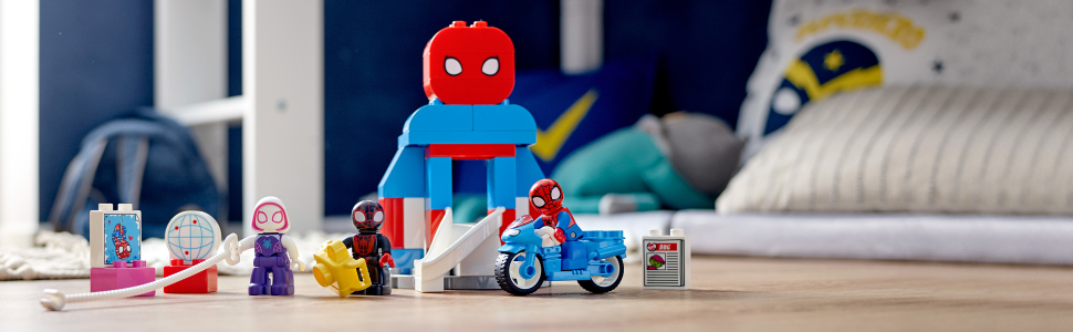  LEGO DUPLO Marvel Spider-Man Headquarters 10940 Spidey and His  Amazing Friends TV Show Building Toy for Kids; New 2021 (36 Pieces) : Toys &  Games